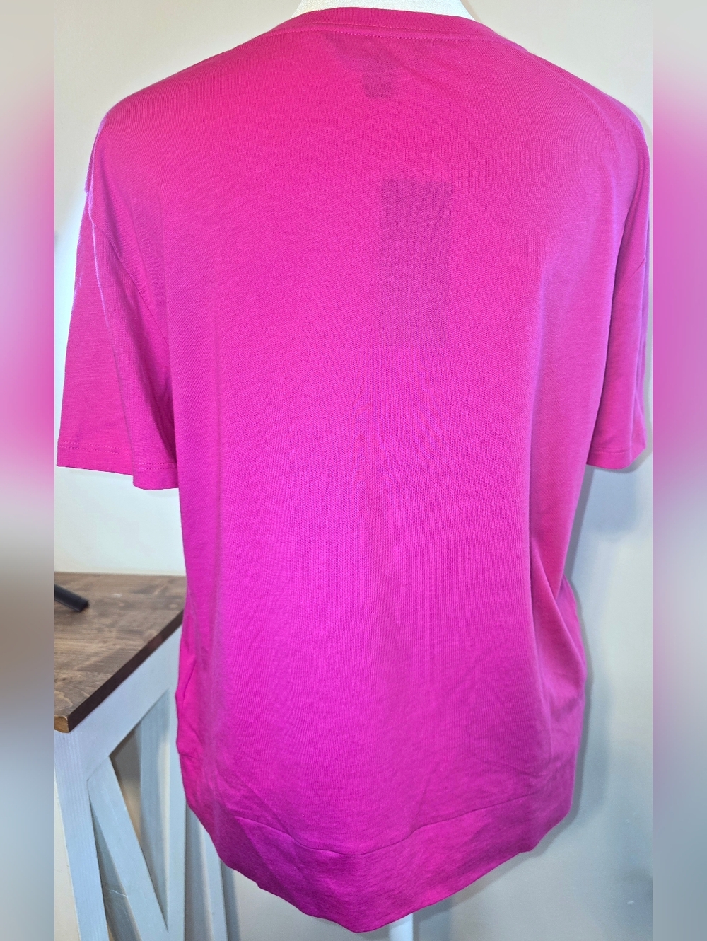 Lauren Ralph Lauren NWT Hot Pink Top Women's Size Medium - Picture 3 of 11